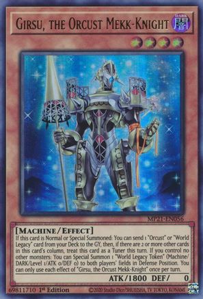 Girsu, the Orcust Mekk-Knight [MP21-EN056] Ultra Rare - Yu-Gi-Oh! - Card Brawlers | Quebec | Canada |