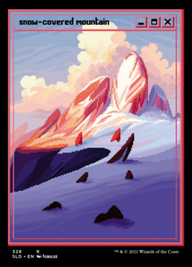 Snow-Covered Mountain (328) [Secret Lair Drop Series] - Magic: The Gathering - Card Brawlers | Quebec | Canada |
