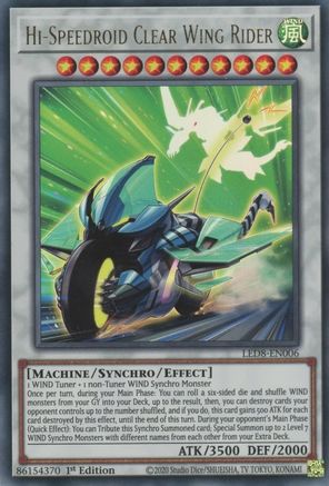 Hi-Speedroid Clear Wing Rider [LED8-EN006] Ultra Rare - Yu-Gi-Oh! - Card Brawlers | Quebec | Canada |