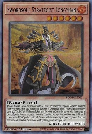 Swordsoul Strategist Longyuan [BODE-EN005] Ultra Rare - Yu-Gi-Oh! - Card Brawlers | Quebec | Canada |