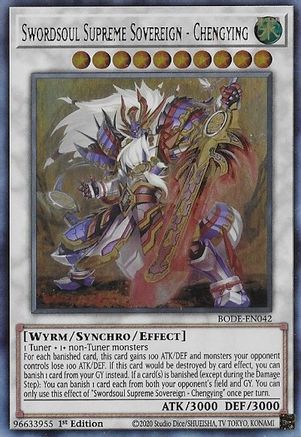 Swordsoul Supreme Sovereign - Chengying [BODE-EN042] Ultra Rare - Yu-Gi-Oh! - Card Brawlers | Quebec | Canada |