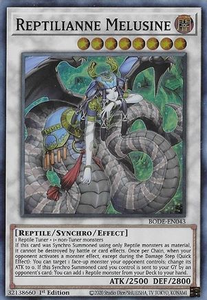 Reptilianne Melusine [BODE-EN043] Super Rare - Yu-Gi-Oh! - Card Brawlers | Quebec | Canada |