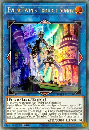 Evil Twin's Trouble Sunny [BODE-EN051] Ultra Rare - Yu-Gi-Oh! - Card Brawlers | Quebec | Canada |