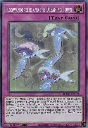 Floowandereeze and the Dreaming Town [BODE-EN074] Super Rare - Yu-Gi-Oh! - Card Brawlers | Quebec | Canada |