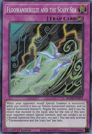 Floowandereeze and the Scary Sea [BODE-EN075] Super Rare - Yu-Gi-Oh! - Card Brawlers | Quebec | Canada |