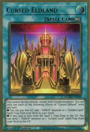 Cursed Eldland [MGED-EN048] Gold Rare - Yu-Gi-Oh! - Card Brawlers | Quebec | Canada |