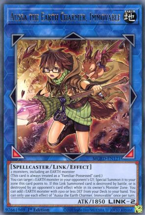 Aussa the Earth Charmer, Immovable [MGED-EN121] Rare - Yu-Gi-Oh! - Card Brawlers | Quebec | Canada |