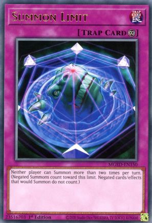 Summon Limit [MGED-EN150] Rare - Yu-Gi-Oh! - Card Brawlers | Quebec | Canada |