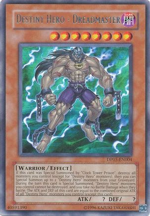 Destiny Hero - Dreadmaster [DP05-EN004] Rare - Yu-Gi-Oh! - Card Brawlers | Quebec | Canada |