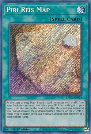 Piri Reis Map [BROL-EN023] Secret Rare - Yu-Gi-Oh! - Card Brawlers | Quebec | Canada |
