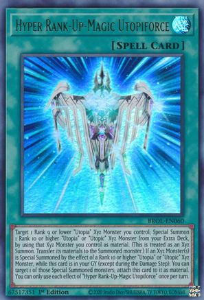 Hyper Rank-Up-Magic Utopiforce [BROL-EN060] Ultra Rare - Yu-Gi-Oh! - Card Brawlers | Quebec | Canada |