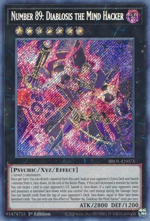 Number 89: Diablosis the Mind Hacker [BROL-EN073] Secret Rare - Yu-Gi-Oh! - Card Brawlers | Quebec | Canada |