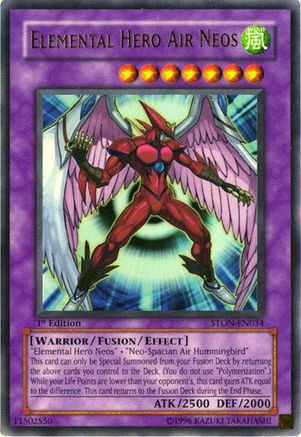 Elemental Hero Air Neos [STON-EN034] Ultra Rare - Yu-Gi-Oh! - Card Brawlers | Quebec | Canada |