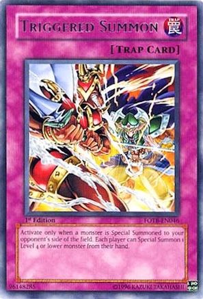 Triggered Summon [FOTB-EN046] Rare - Yu-Gi-Oh! - Card Brawlers | Quebec | Canada |