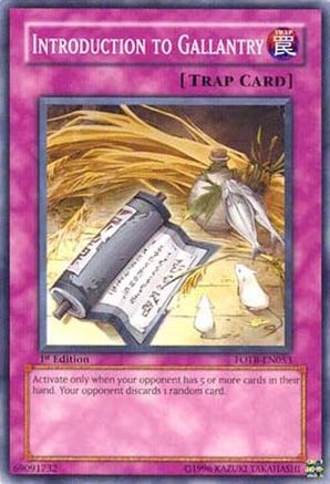 Introduction to Gallantry [FOTB-EN053] Common - Yu-Gi-Oh! - Card Brawlers | Quebec | Canada |