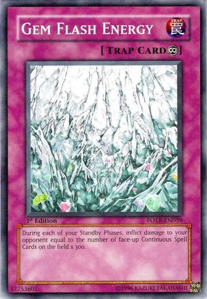 Gem Flash Energy [FOTB-EN059] Common - Yu-Gi-Oh! - Card Brawlers | Quebec | Canada |