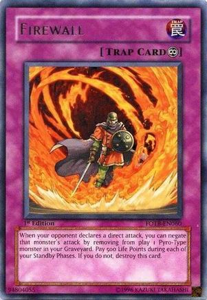 Firewall [FOTB-EN060] Rare - Yu-Gi-Oh! - Card Brawlers | Quebec | Canada |