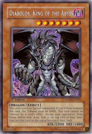 Diabolos, King of the Abyss [FOTB-EN061] Secret Rare - Yu-Gi-Oh! - Card Brawlers | Quebec | Canada |
