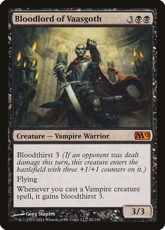 Bloodlord of Vaasgoth [Magic 2012] - Magic: The Gathering - Card Brawlers | Quebec | Canada |