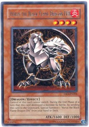 Horus the Black Flame Dragon LV4 [DR3-EN006] Rare - Yu-Gi-Oh! - Card Brawlers | Quebec | Canada |