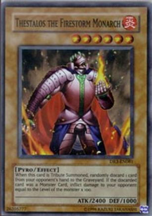 Thestalos the Firestorm Monarch [DR3-EN081] Super Rare - Yu-Gi-Oh! - Card Brawlers | Quebec | Canada |