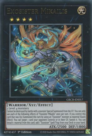 Exosister Mikailis [GRCR-EN017] Ultra Rare - Yu-Gi-Oh! - Card Brawlers | Quebec | Canada |