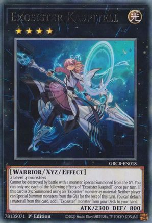 Exosister Kaspitell [GRCR-EN018] Rare - Yu-Gi-Oh! - Card Brawlers | Quebec | Canada |