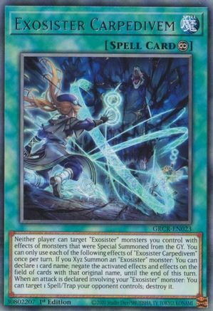 Exosister Carpedivem [GRCR-EN023] Rare - Yu-Gi-Oh! - Card Brawlers | Quebec | Canada |