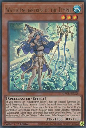 Water Enchantress of the Temple [GRCR-EN026] Ultra Rare - Yu-Gi-Oh! - Card Brawlers | Quebec | Canada |