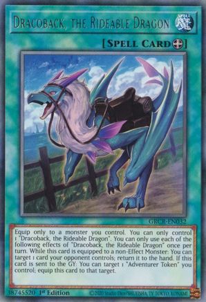 Dracoback, the Rideable Dragon [GRCR-EN032] Rare - Yu-Gi-Oh! - Card Brawlers | Quebec | Canada |
