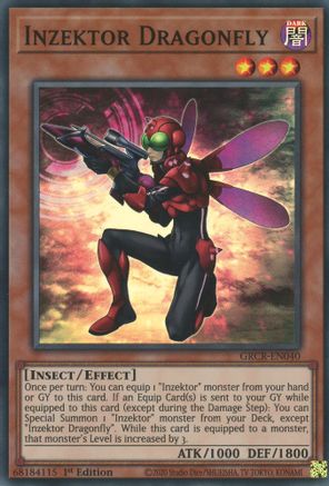 Inzektor Dragonfly [GRCR-EN040] Super Rare - Yu-Gi-Oh! - Card Brawlers | Quebec | Canada |