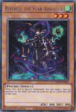 Risebell the Star Adjuster [GRCR-EN043] Rare - Yu-Gi-Oh! - Card Brawlers | Quebec | Canada |