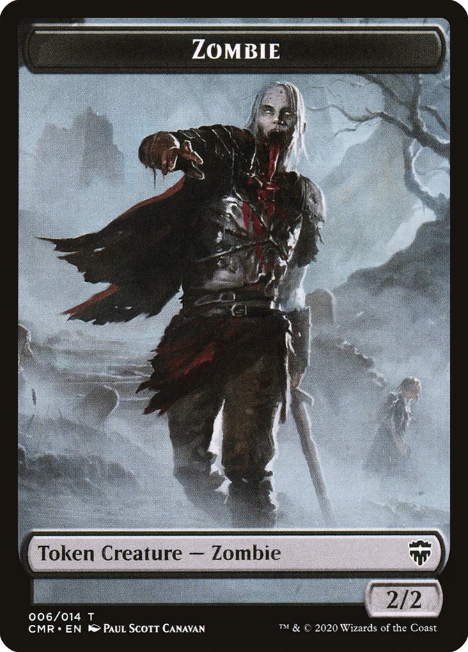 Golem // Zombie Double-Sided Token [Commander Legends Tokens] - Magic: The Gathering - Card Brawlers | Quebec | Canada |