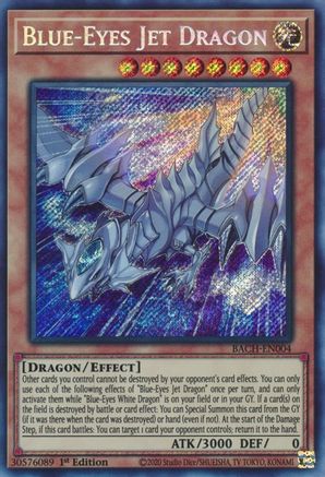 Blue-Eyes Jet Dragon [BACH-EN004] Secret Rare - Yu-Gi-Oh! - Card Brawlers | Quebec | Canada |