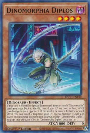 Dinomorphia Diplos [BACH-EN010] Common - Yu-Gi-Oh! - Card Brawlers | Quebec | Canada |