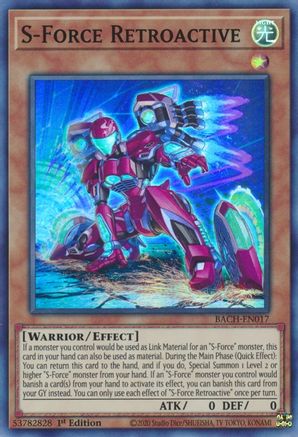 S-Force Retroactive [BACH-EN017] Super Rare - Yu-Gi-Oh! - Card Brawlers | Quebec | Canada |