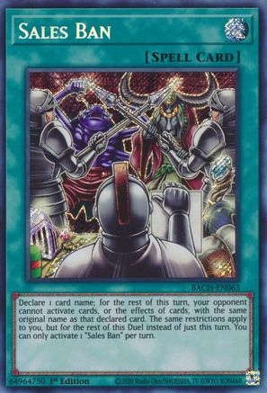 Sales Ban [BACH-EN063] Secret Rare - Yu-Gi-Oh! - Card Brawlers | Quebec | Canada |