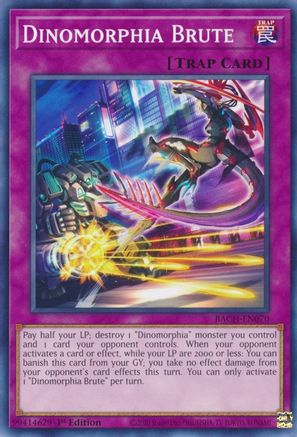 Dinomorphia Brute [BACH-EN070] Common - Yu-Gi-Oh! - Card Brawlers | Quebec | Canada |