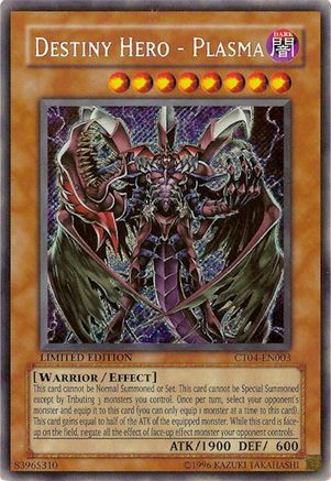 Destiny Hero - Plasma [CT04-EN003] Secret Rare - Yu-Gi-Oh! - Card Brawlers | Quebec | Canada |