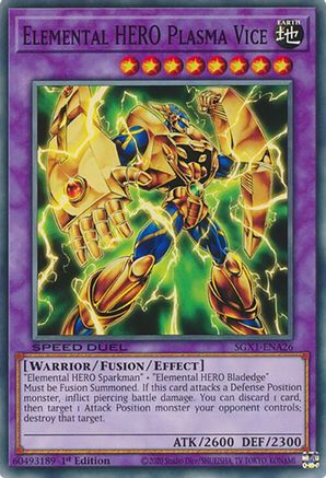 Elemental HERO Plasma Vice [SGX1-ENA26] Common - Yu-Gi-Oh! - Card Brawlers | Quebec | Canada |