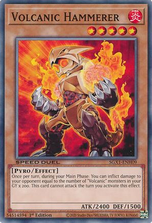 Volcanic Hammerer [SGX1-ENH09] Common - Yu-Gi-Oh! - Card Brawlers | Quebec | Canada |