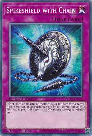 Spikeshield with Chain [SGX1-ENC19] Common - Yu-Gi-Oh! - Card Brawlers | Quebec | Canada |