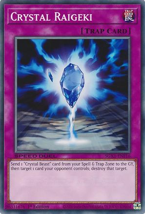 Crystal Raigeki [SGX1-ENF16] Common - Yu-Gi-Oh! - Card Brawlers | Quebec | Canada |