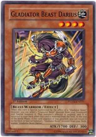 Gladiator Beast Darius [PTDN-EN031] Common - Yu-Gi-Oh! - Card Brawlers | Quebec | Canada |