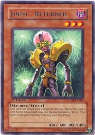 Jinzo - Returner [LODT-EN006] Rare - Yu-Gi-Oh! - Card Brawlers | Quebec | Canada |