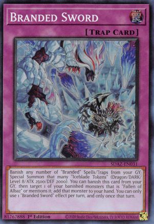Branded Sword [SDAZ-EN031] Super Rare - Yu-Gi-Oh! - Card Brawlers | Quebec | Canada |