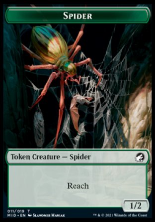 Beast (007) // Spider Double-Sided Token [Innistrad: Midnight Hunt Commander Tokens] - Magic: The Gathering - Card Brawlers | Quebec | Canada |