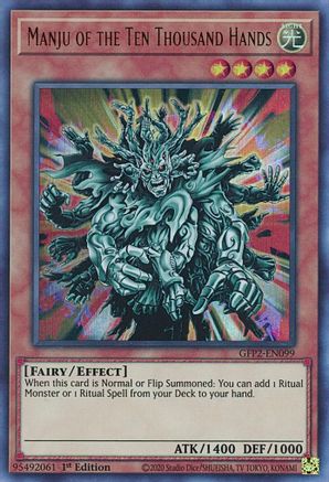 Manju of the Ten Thousand Hands [GFP2-EN099] Ultra Rare - Yu-Gi-Oh! - Card Brawlers | Quebec | Canada |