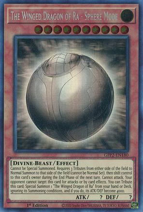The Winged Dragon of Ra - Sphere Mode [GFP2-EN180] Ghost Rare - Yu-Gi-Oh! - Card Brawlers | Quebec | Canada |