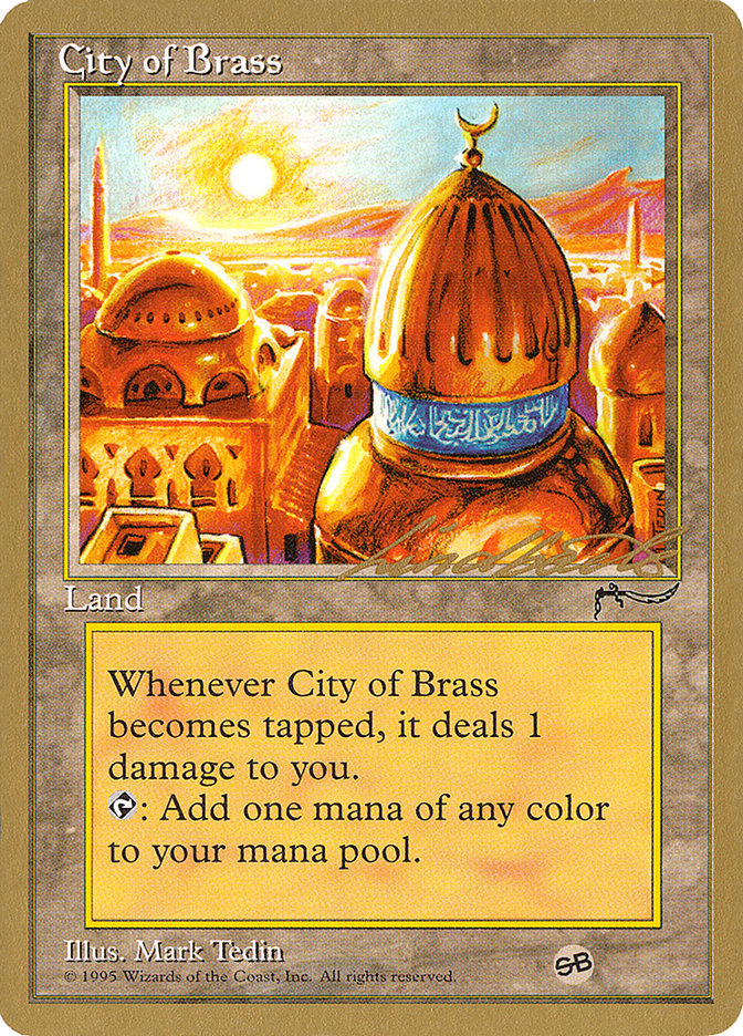 City of Brass (Leon Lindback) (SB) [Pro Tour Collector Set] - Magic: The Gathering - Card Brawlers | Quebec | Canada |